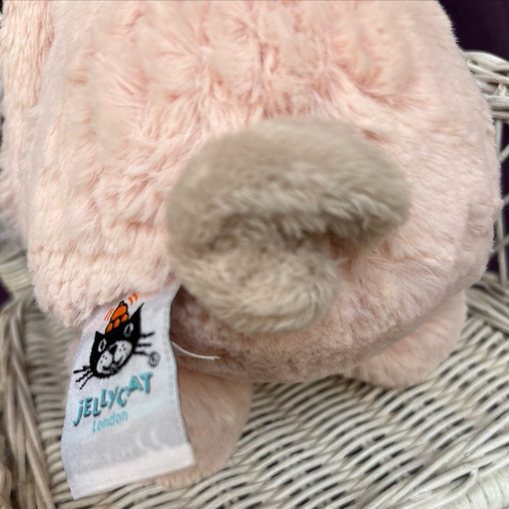 Jellycat BASHFUL PIG Plush Stuffed Toy Retired  pastel Pink - Picture 7 of 8